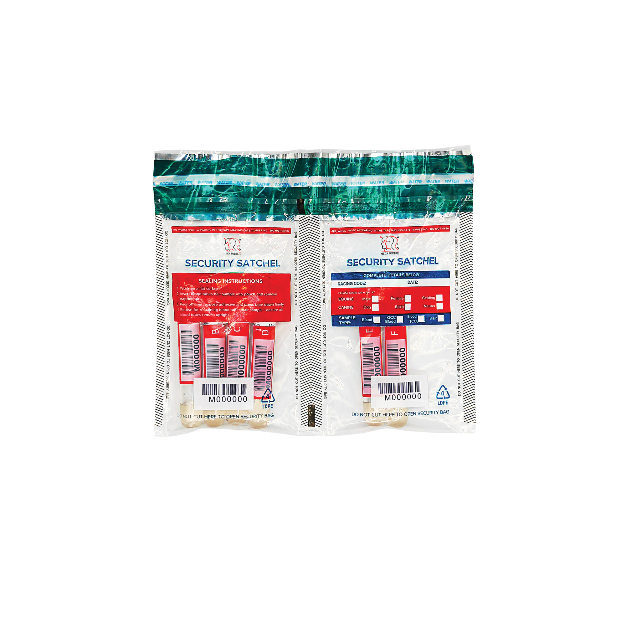 TCO2 Sample Collection Kits - Mega Fortris