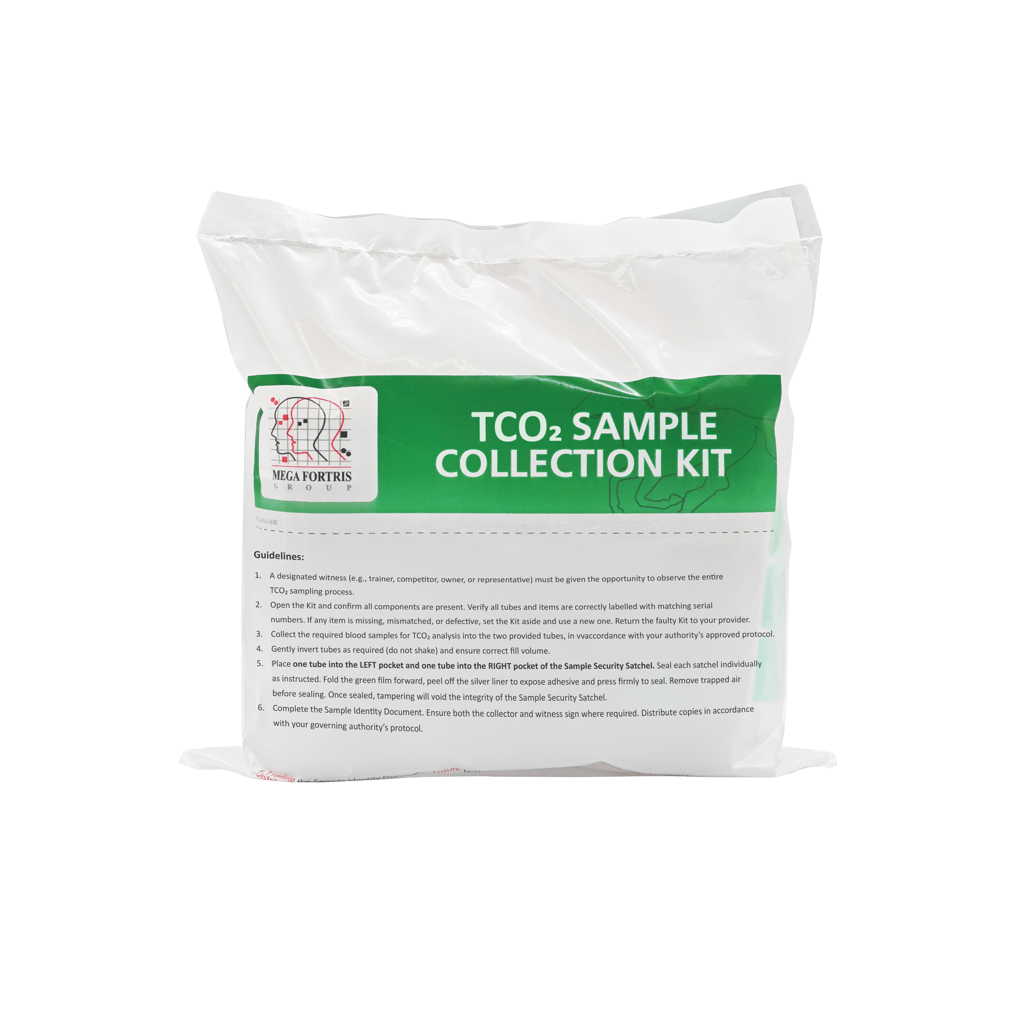 TCO2 Sample Collection Kits - Mega Fortris